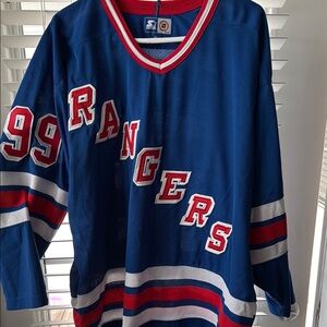 Blue Rangers Hockey Jersey